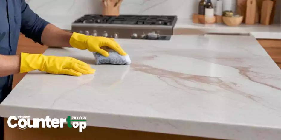 White Quartz Countertops Clean